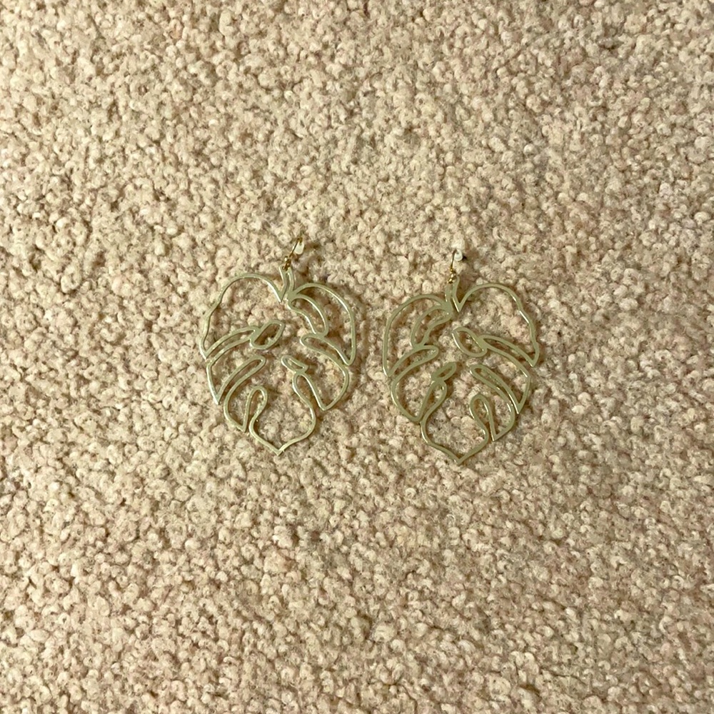 Gold Fashion Earrings